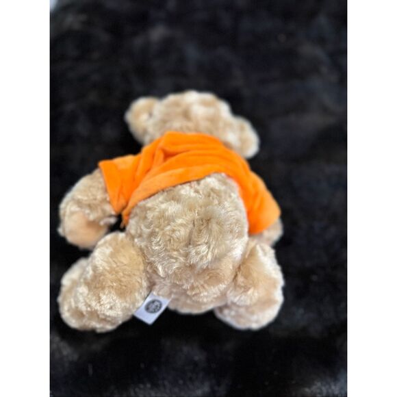 Keel Toys the Beatles Story Liverpool Bear Plush 11'' orange Srgt Peppers Shirt - Picture 5 of 5